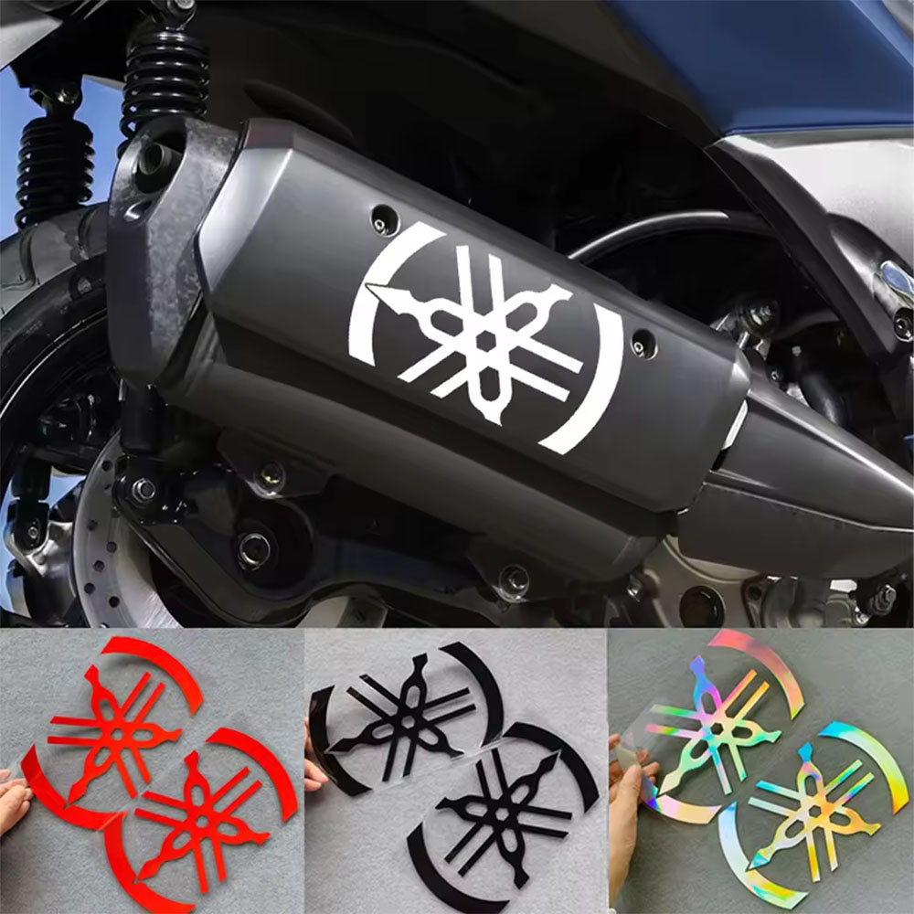 Motorcycle Gear Rack - 1set/ 2pcs Laser Reflective Stickers for