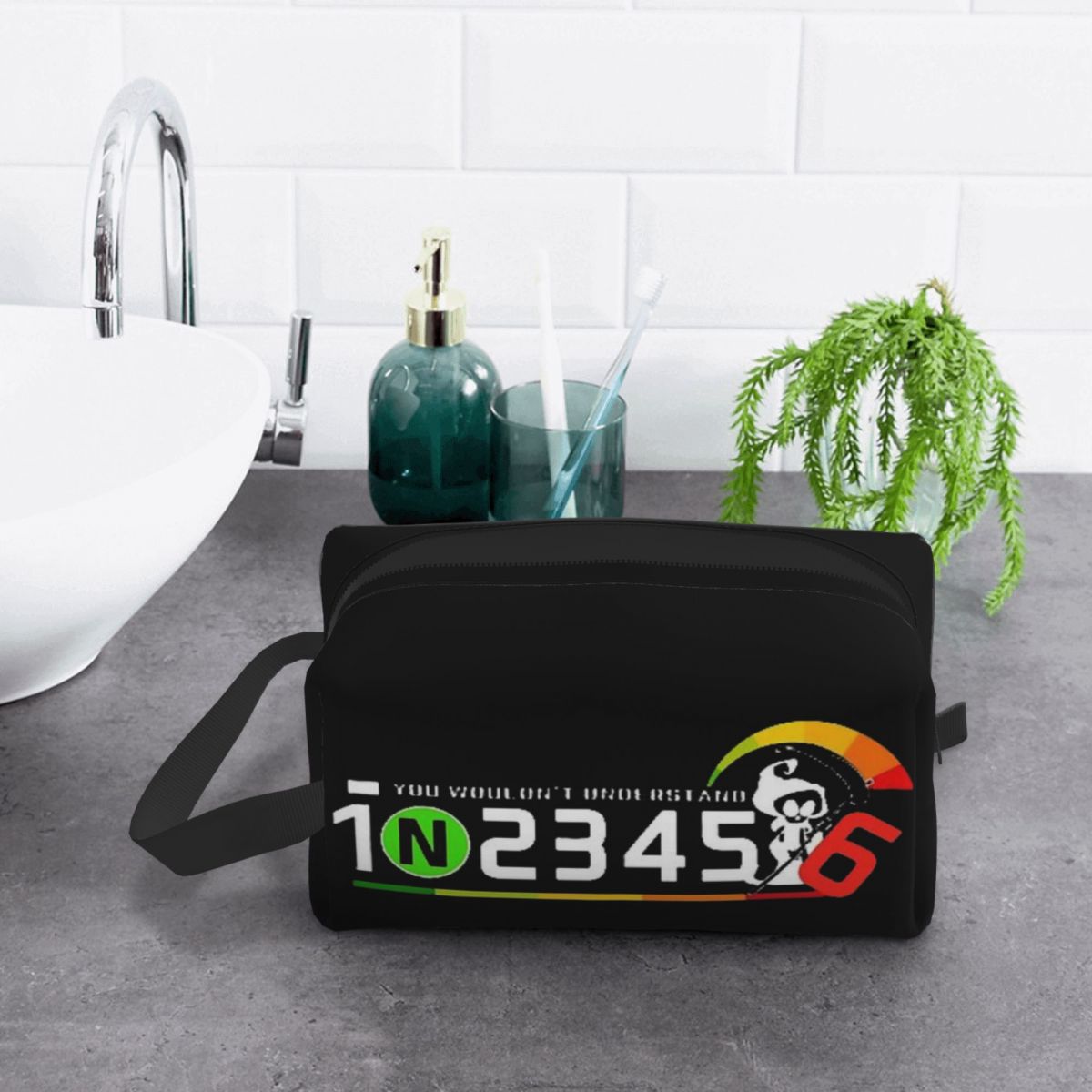 Motorcycle Gear Organizer - 1N23456 Motorcycle Gear Biker Makeup Bag