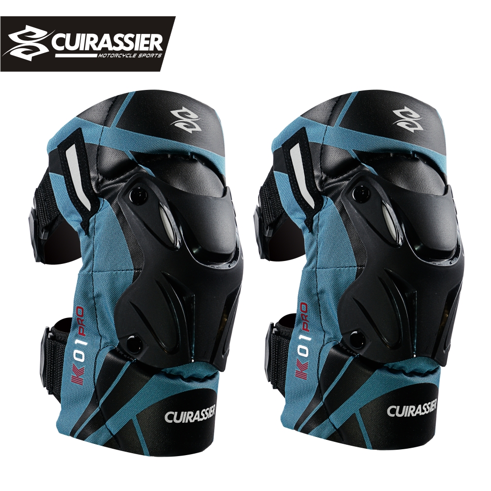 Motorcycle Gear Blue - Cuirassier K01-3 Motorcycle knee protector Knee