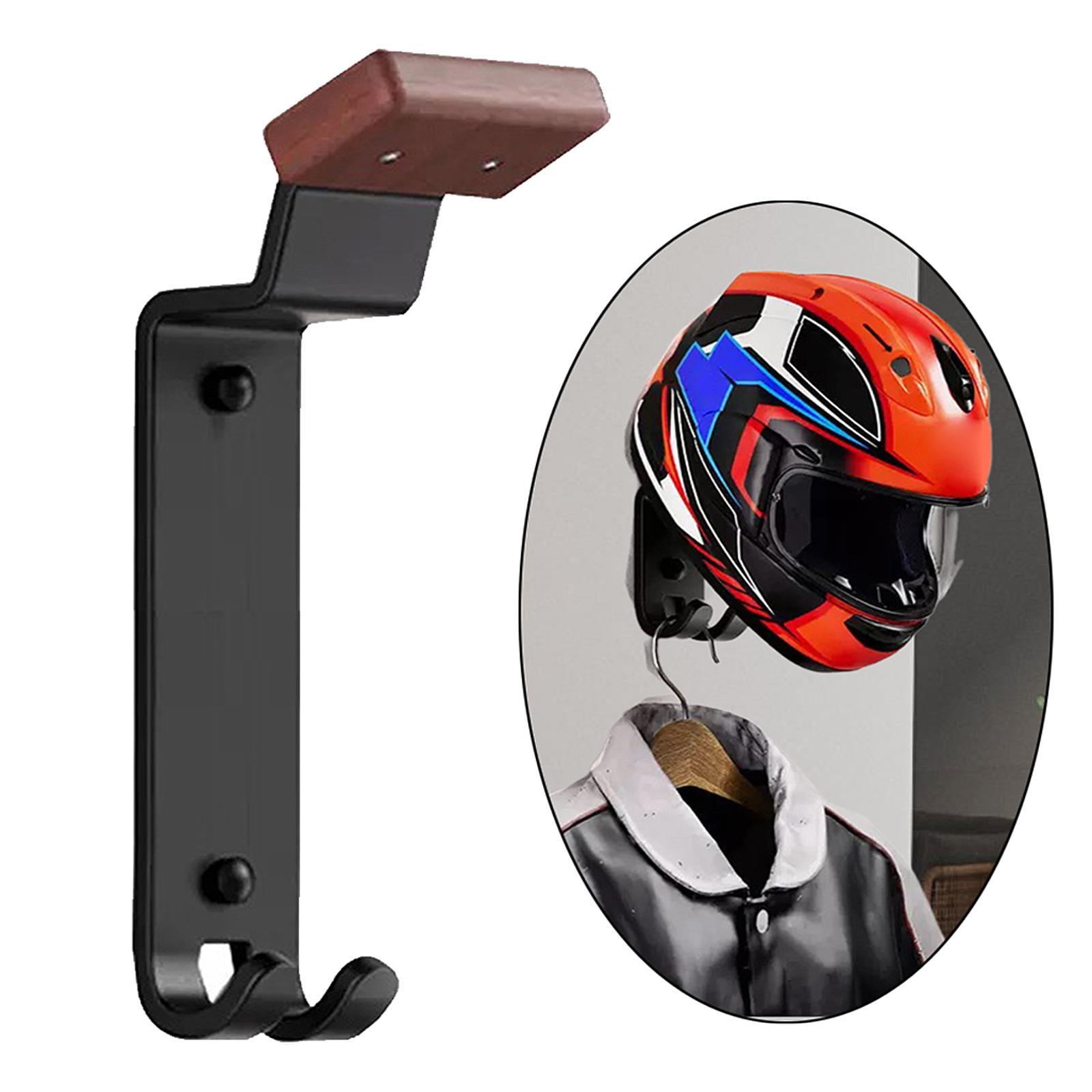 Motorcycle Gear Rack - Motorcycle Helmet Holder Wall Mount Gear