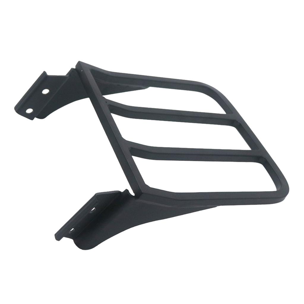 Motorcycle Gear Rack - Rear Carrier Backrest Luggage Rack Steel