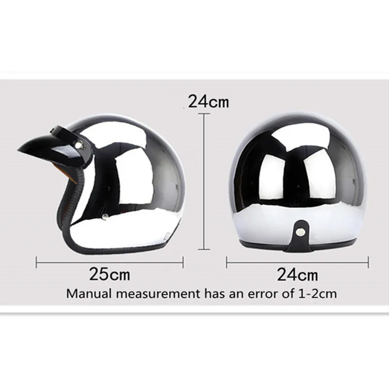 Mirror Silver Chrome Motorcycl - Motorcycle Gear Vintage recensione e prezzo