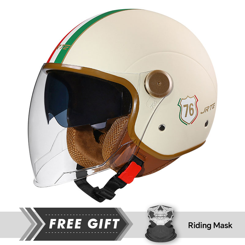 DOT ECE Approved Retro 3/4 Ope - Motorcycle Gear In Store recensione e prezzo