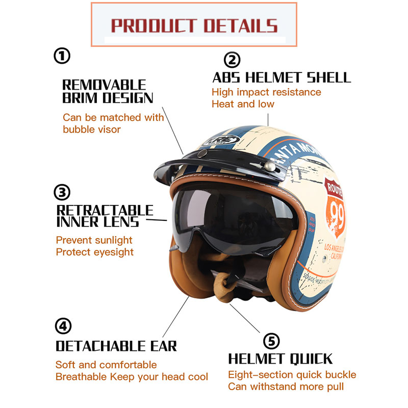 Four Seasons Motorcycle Helmet - Motorcycle Gear In Store recensione e prezzo