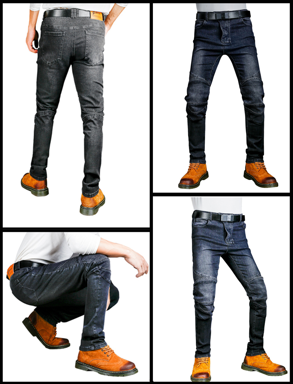 Motorcycle Jeans Men Blue Dirt - Motorcycle Gear Blue recensione e prezzo