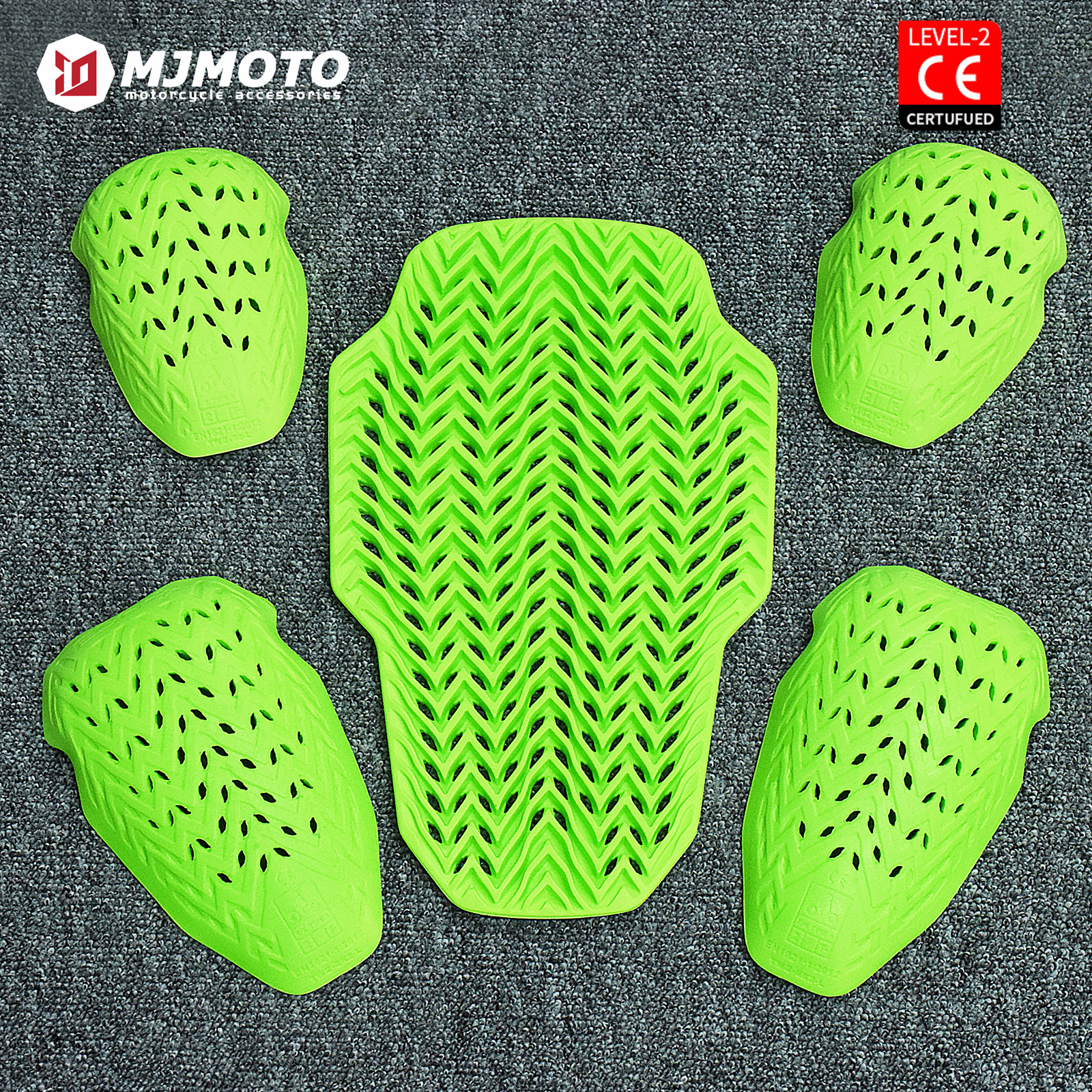Green Motorcycle CE Level 2 Pr - Motorcycle Gear Jacket recensione e prezzo