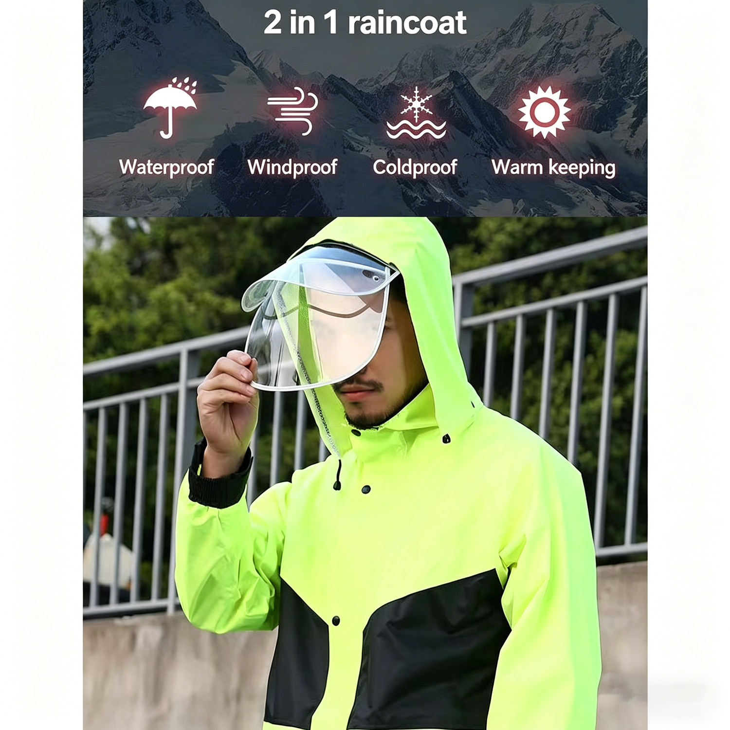 Motorcycle Raincoat Suits Men  - Motorcycle Gear Jacket recensione e prezzo