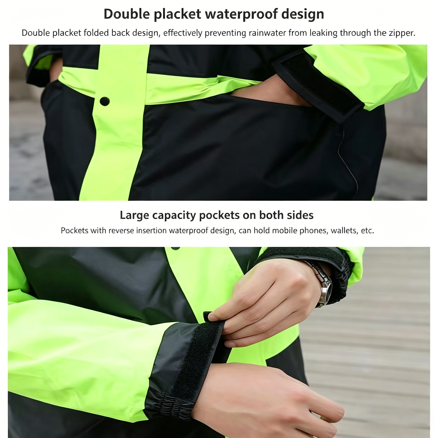 Motorcycle Raincoat Suits Men  - Motorcycle Gear Jacket recensione e prezzo