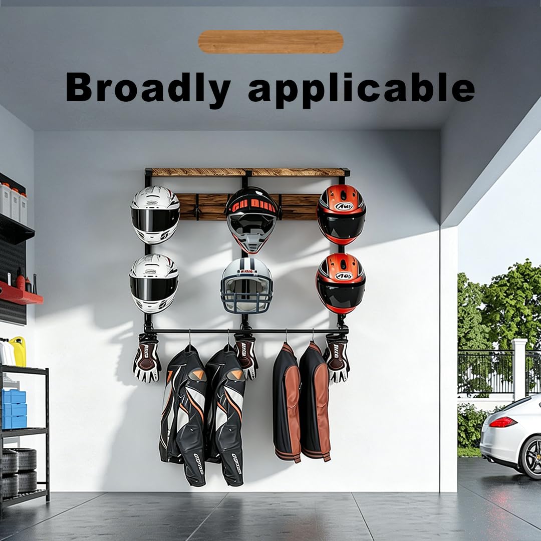 Wall-Mounted Motorcycle Gear O - Motorcycle Gear Rack recensione e prezzo