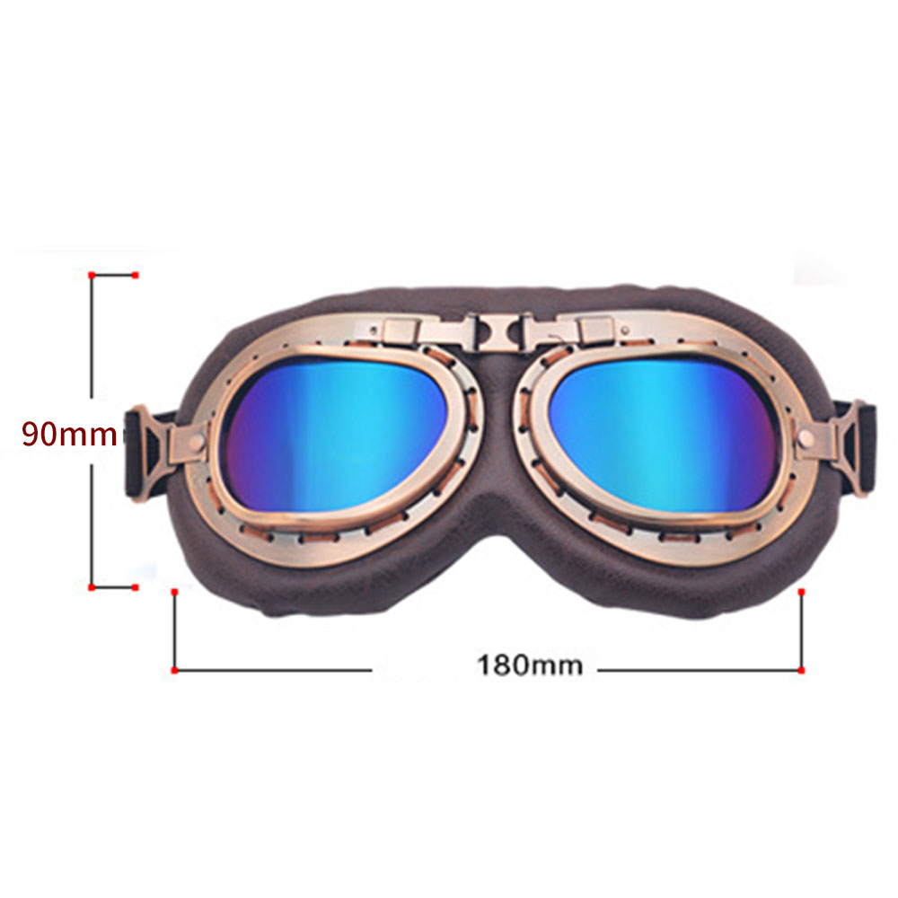 Retro Motorcycle Goggles Prote - Motorcycle Gear Vintage recensione e prezzo
