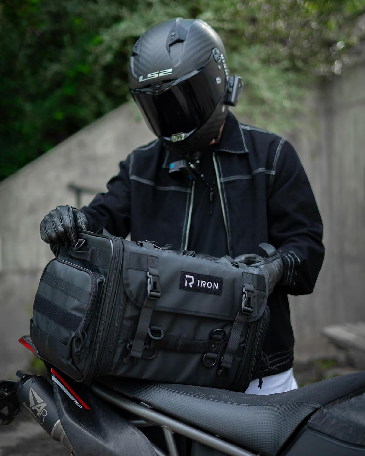 Motorcycle Tail Bag Expandable - Tail Bag Rack recensione e prezzo