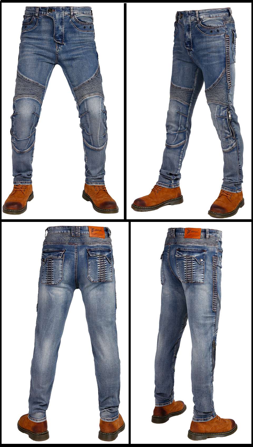 Motorbike Trousers spring and  - Motorcycle Gear Blue recensione e prezzo