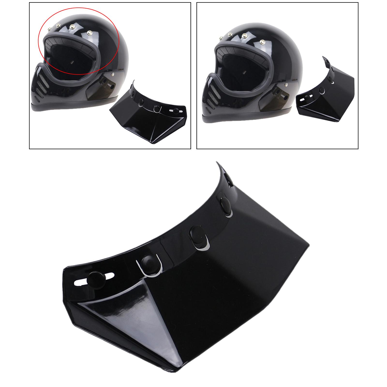 5-Snap Helmet Sun Visor Peak M - Motorcycle Gear Vintage recensione e prezzo