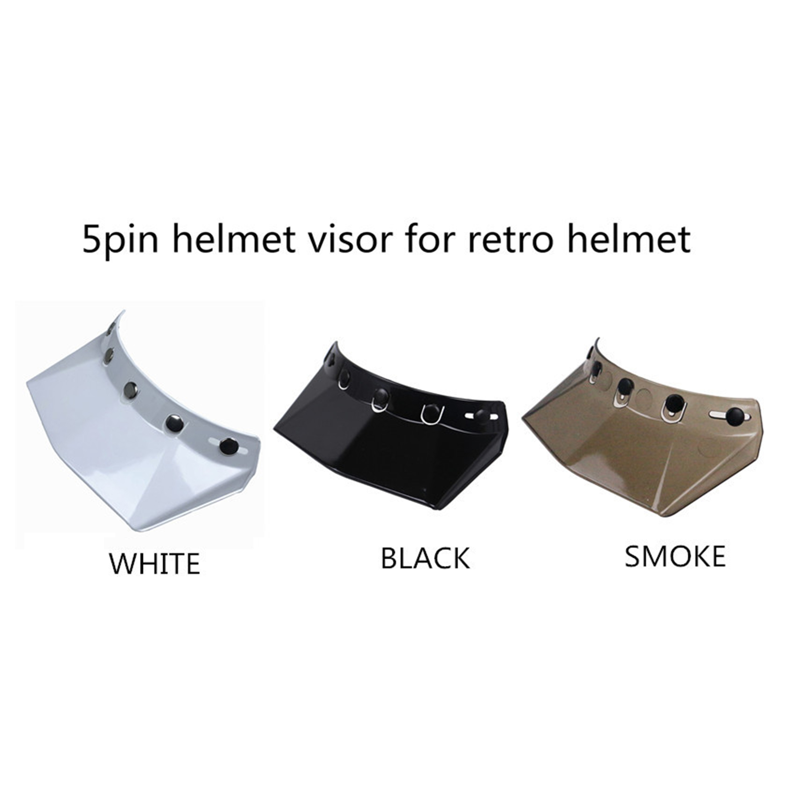 5-Snap Helmet Sun Visor Peak M - Motorcycle Gear Vintage recensione e prezzo