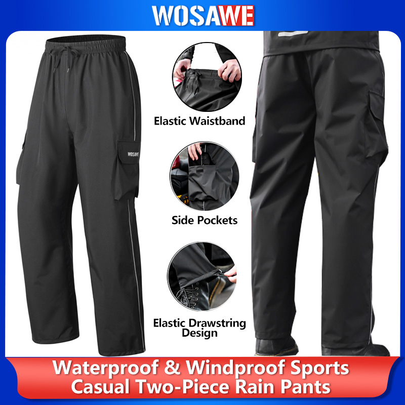 WOSAWE Motorcycle Rain Pants R - Motorcycle Gear For Men recensione e prezzo