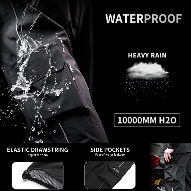 WOSAWE Motorcycle Rain Pants R - Motorcycle Gear For Men recensione e prezzo