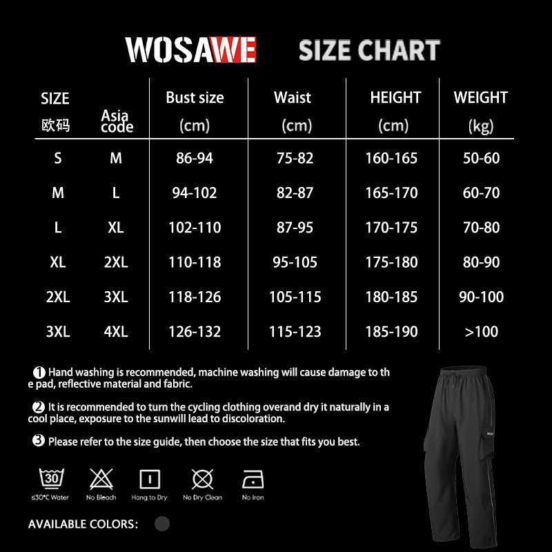 WOSAWE Motorcycle Rain Pants R - Motorcycle Gear For Men recensione e prezzo