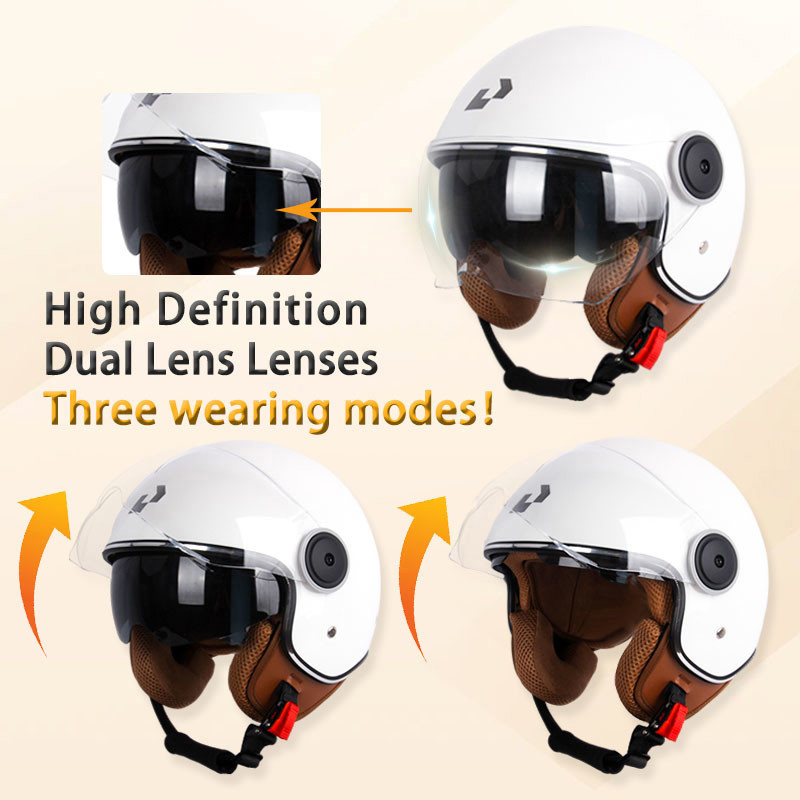 UCHOOSE 3/4 Open Face Motorcyc - Motorcycle Gear Vintage recensione e prezzo