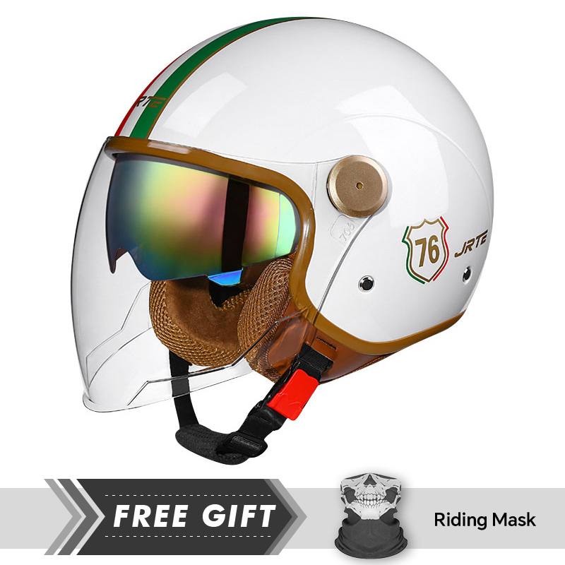 Bright WhiteOpen Face Motorcyc - Motorcycle Gear In Store recensione e prezzo