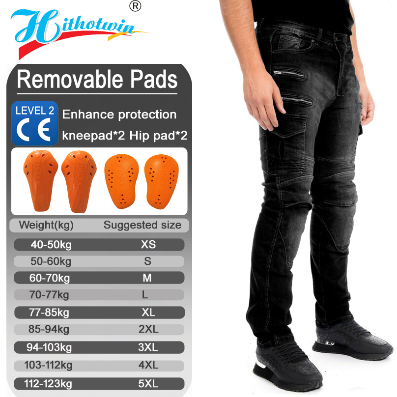 Men Motorcycle Jeans Protectiv - Motorcycle Gear Blue recensione e prezzo