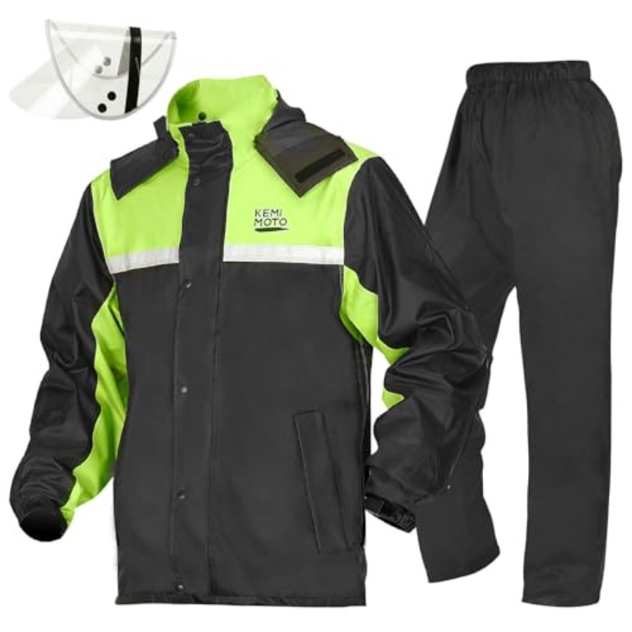 Rain Suit for Men, Motorcycle  - Motorcycle Gear For Men recensione e prezzo