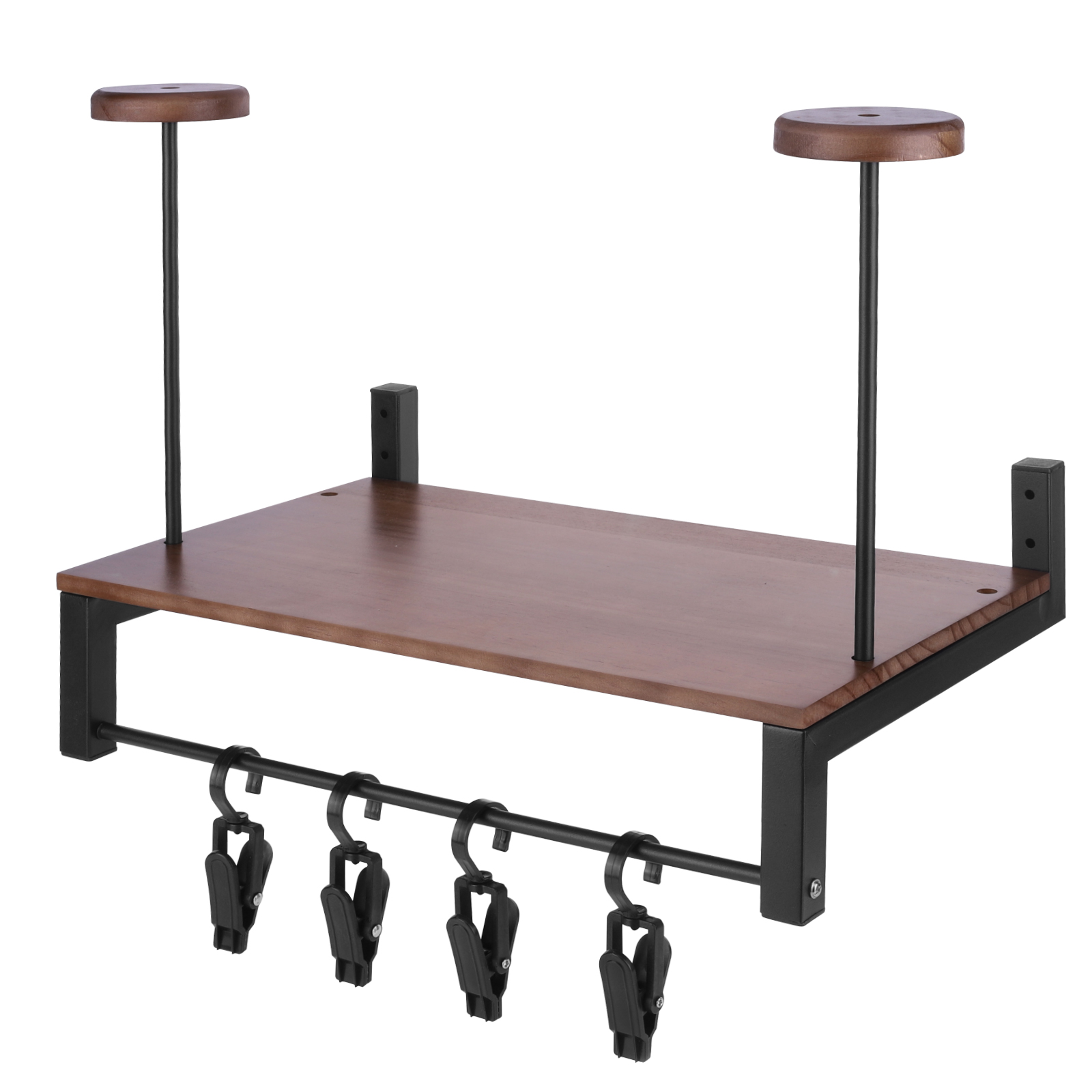 Wooden Helmet Organizer Rack w - Motorcycle Gear Rack recensione e prezzo