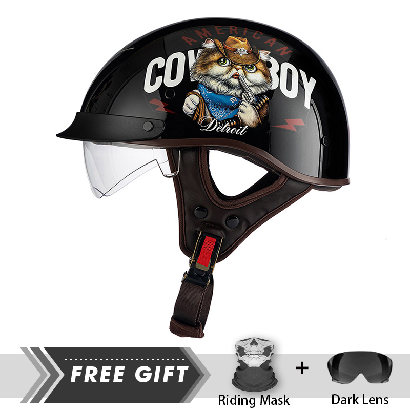 Crash Headpiece Half Face Helm - Motorcycle Gear In Store recensione e prezzo