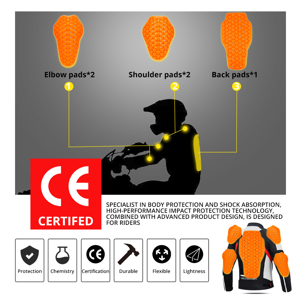 Motorcycle Protective Jacket U - Motorcycle Gear Jacket recensione e prezzo