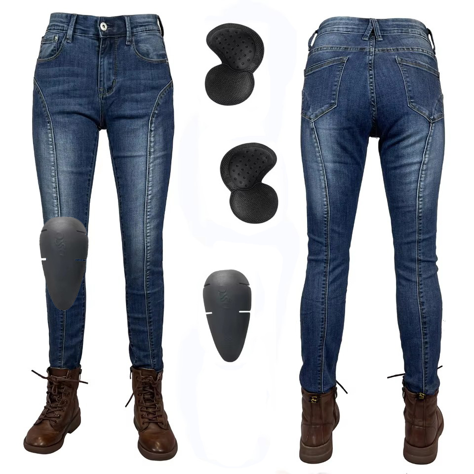 Women Motorcycle Pants Blue Di - Motorcycle Gear Blue recensione e prezzo