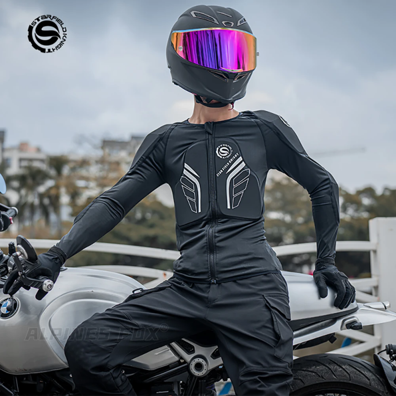 SFK Elastic Slim Fit Motorcycl - Motorcycle Gear Jacket recensione e prezzo