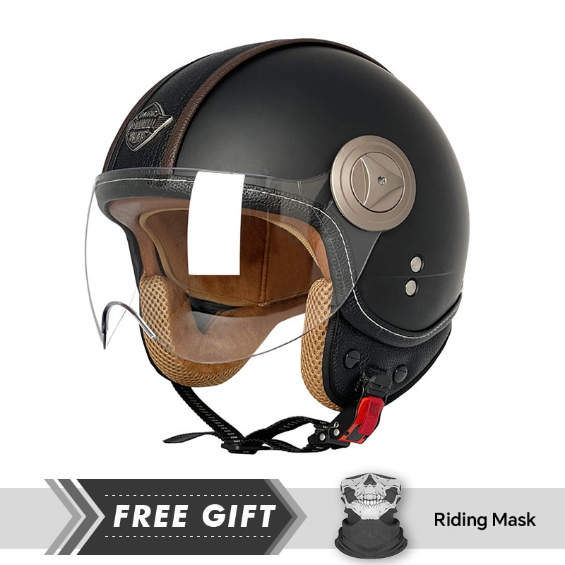 3/4 Open Face Helmet Vintage O - Motorcycle Gear In Store recensione e prezzo