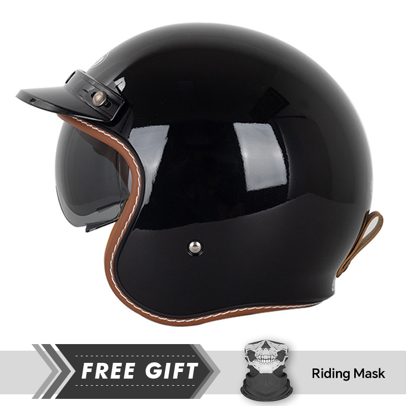 Men Women Jet Helmet SOMAN Sem - Motorcycle Gear In Store recensione e prezzo