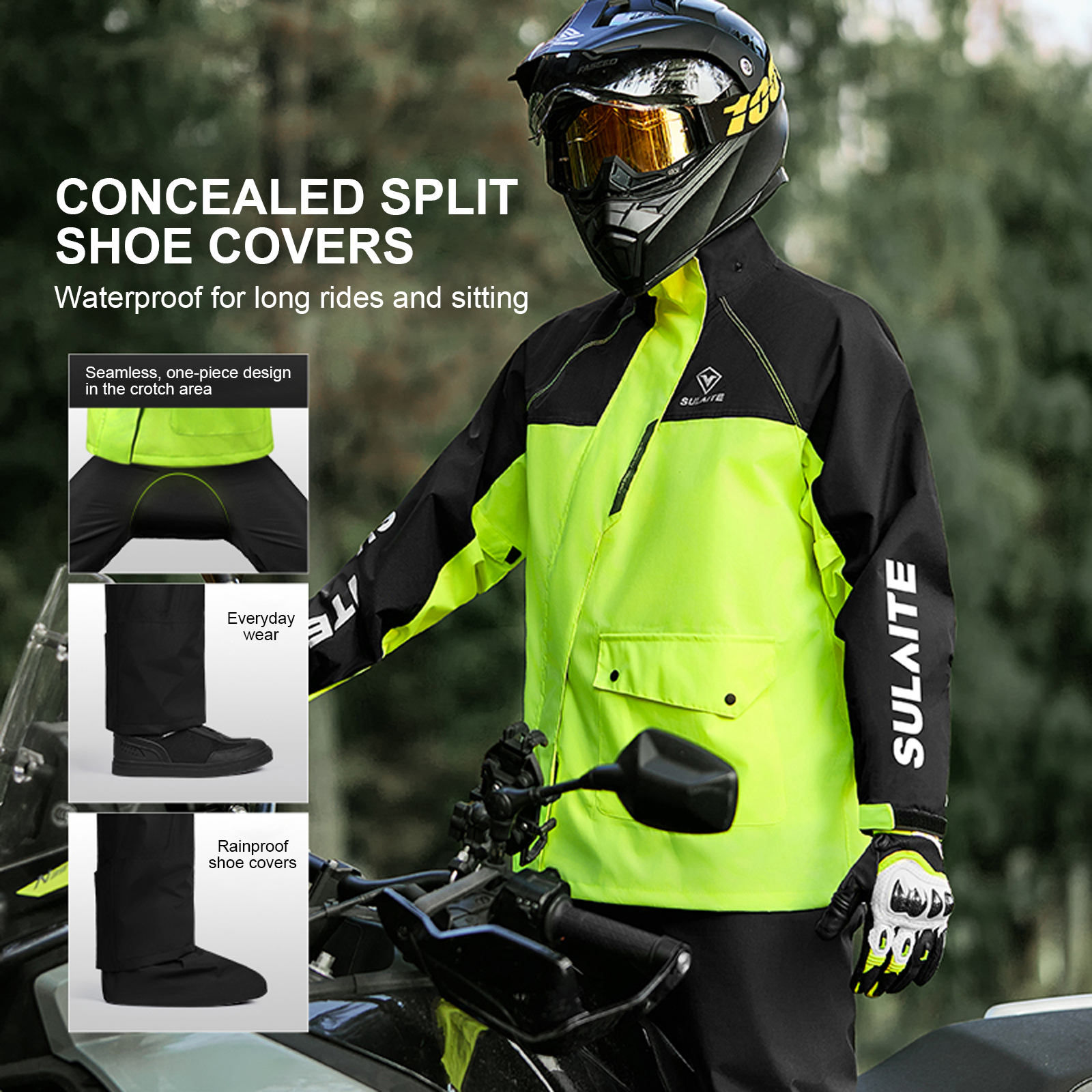 Motorcycle Rain Suit for Men & - Motorcycle Gear For Men recensione e prezzo