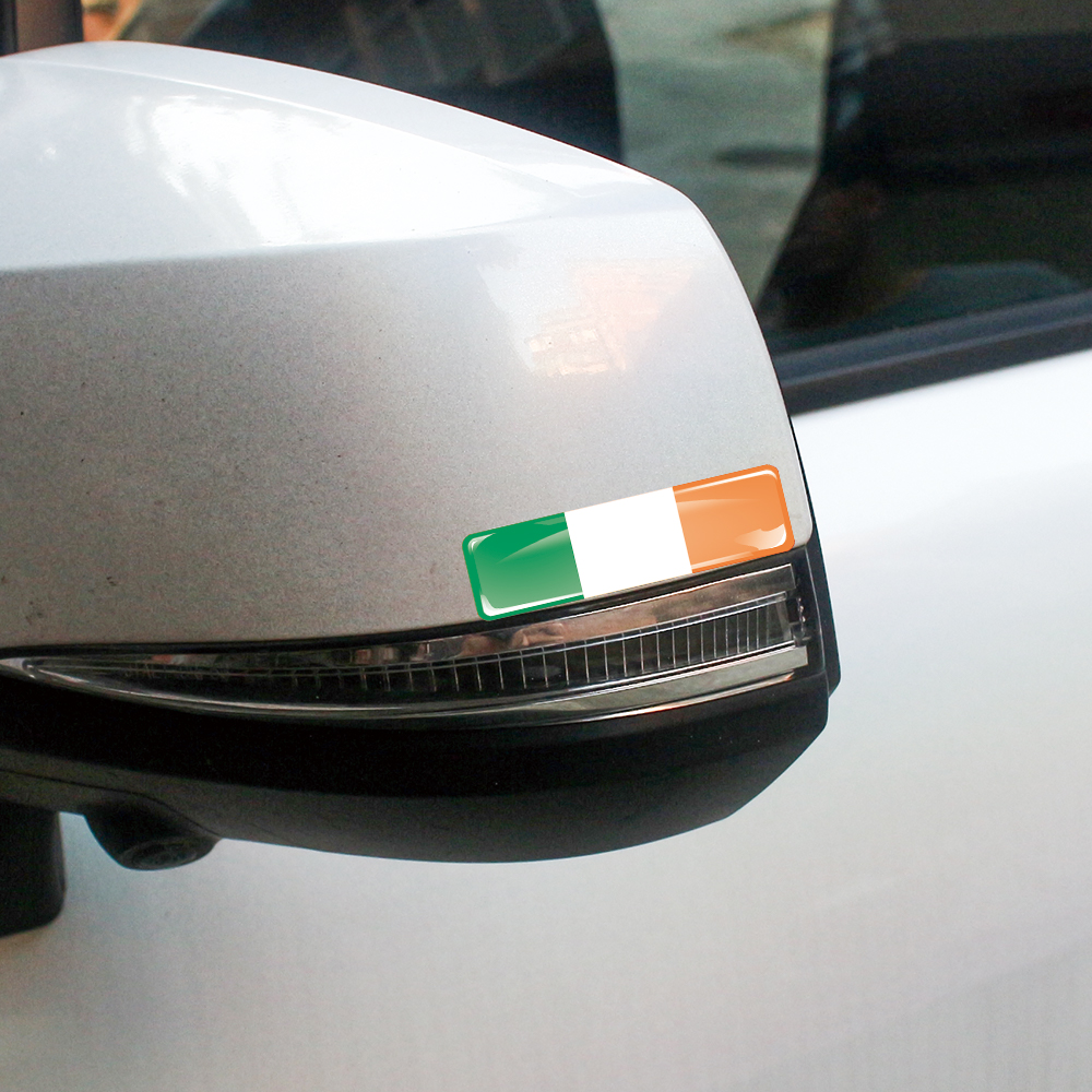 Ireland Flag 3D Epoxy Resin De - Motorcycle Gear Ireland recensione e prezzo