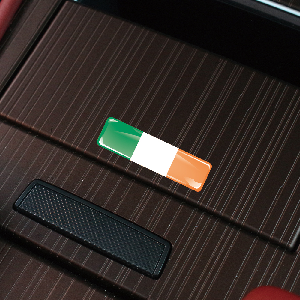 Ireland Flag 3D Epoxy Resin De - Motorcycle Gear Ireland recensione e prezzo