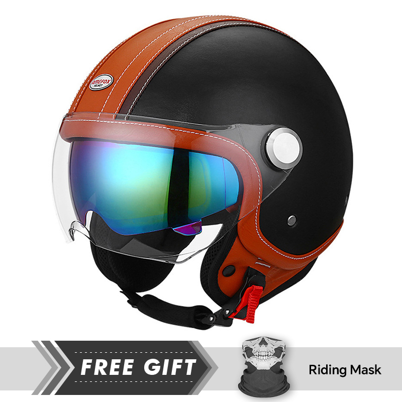 Black Open Face Motorcycle Hel - Motorcycle Gear In Store recensione e prezzo