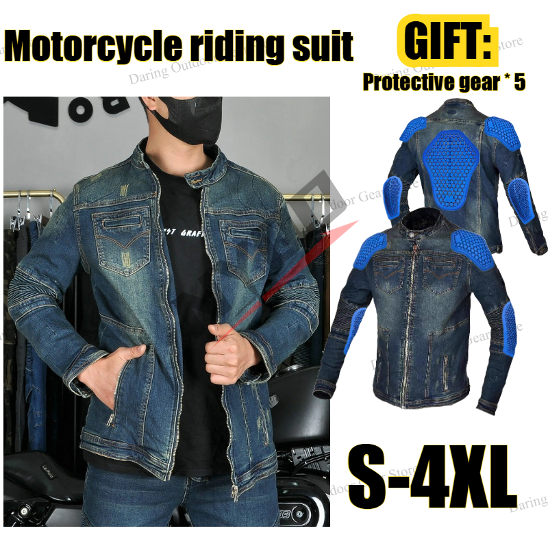 Men Motorcycle Riding Jacket R - Motorcycle Gear Jacket recensione e prezzo