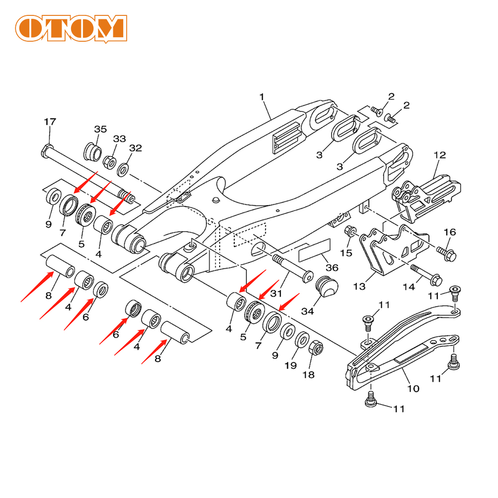 OTOM Motorcycle 2022 Swing Arm - Motorcycle Gear Lever Rubber recensione e prezzo