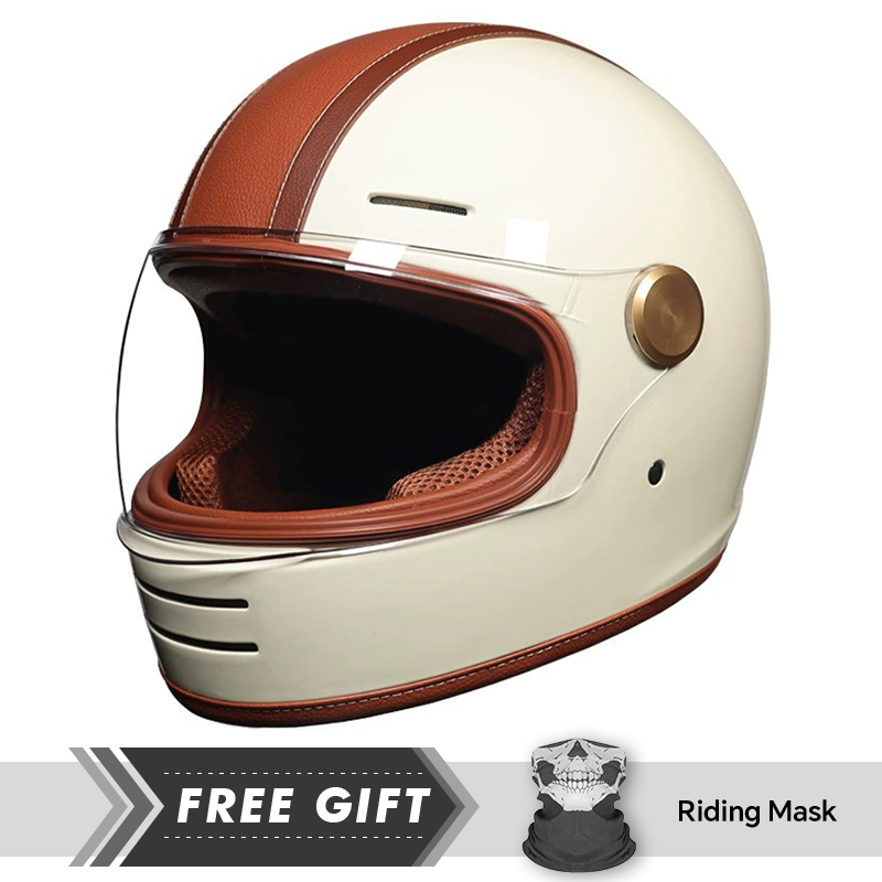 Men Women Leather Full Face Mo - Motorcycle Gear In Store recensione e prezzo