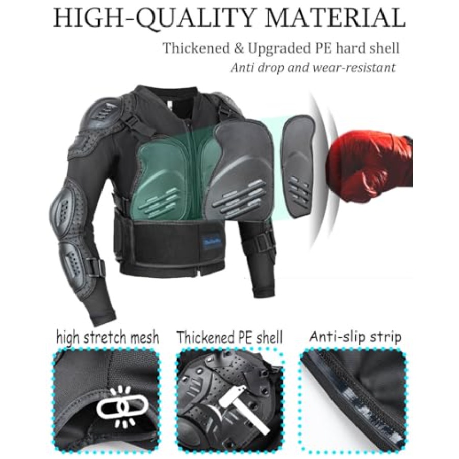 Motorcycle Jacket Armor Suit-D - Motorcycle Gear Jacket recensione e prezzo