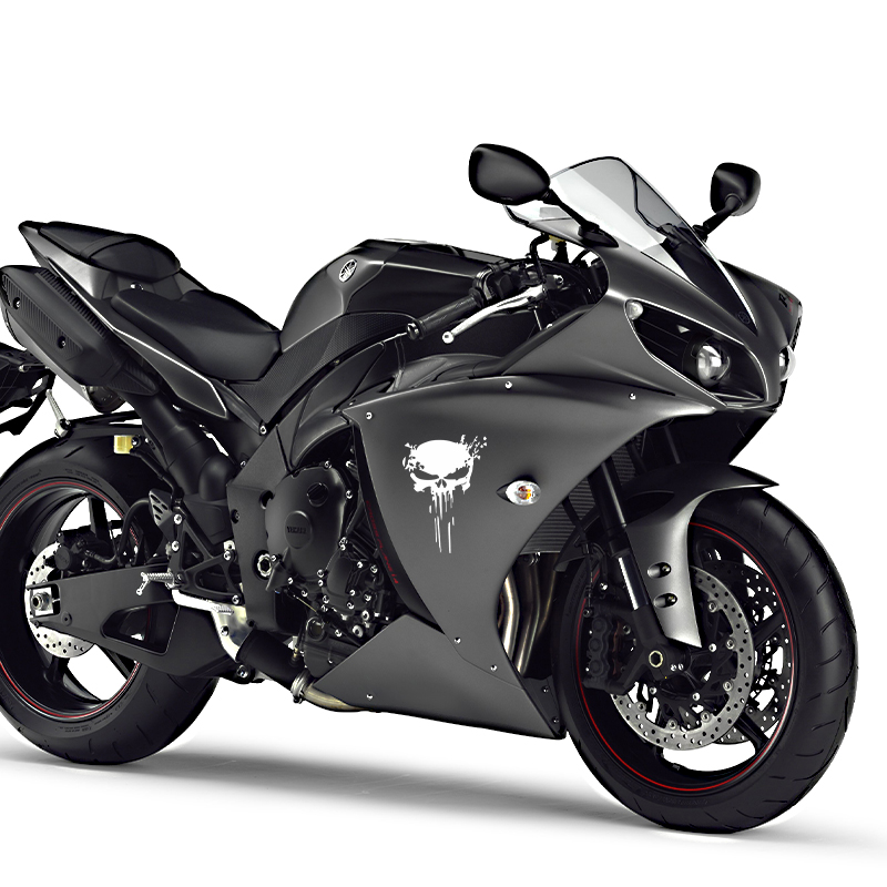Motorcycle Stickers Skull Stic - Motorcycle Gear Up recensione e prezzo