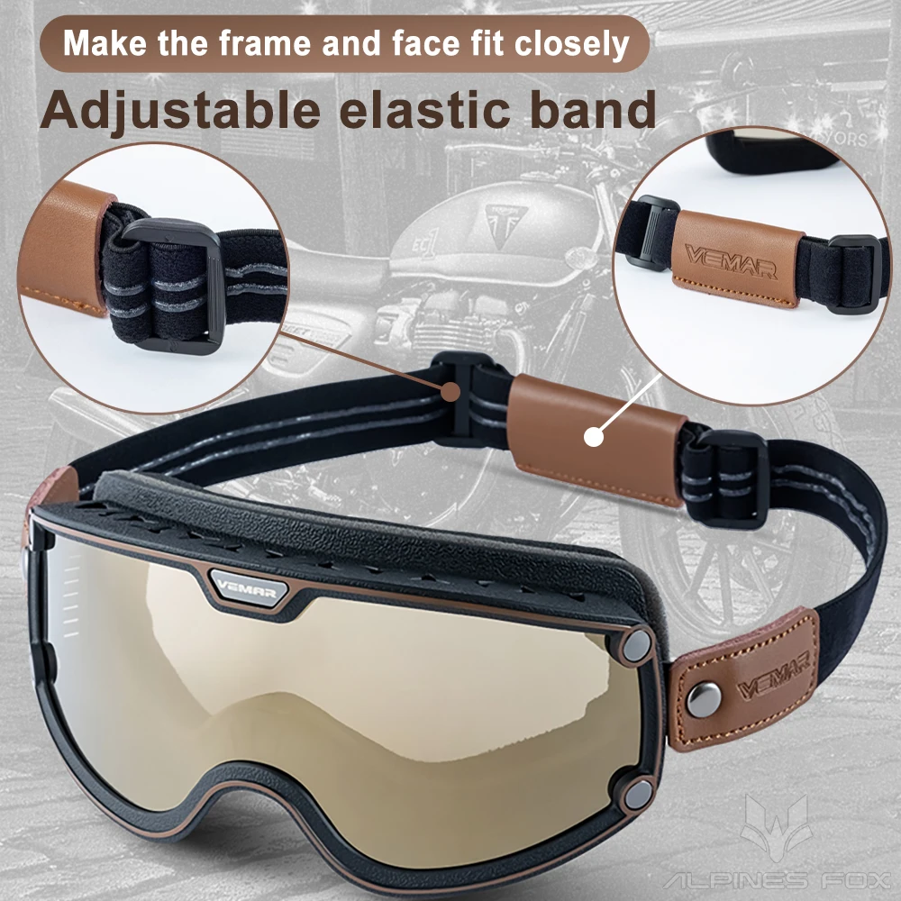 Retro Motorcycle Goggles Windp - Motorcycle Gear Vintage recensione e prezzo