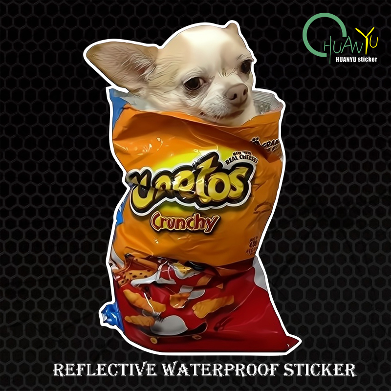 Cute puppy reflective sticker  - Motorcycle Gear Up recensione e prezzo