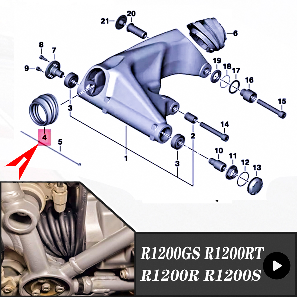 FOR BMW R1200GS Adventure R12 - Motorcycle Gear Lever Rubber recensione e prezzo