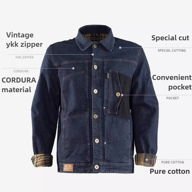 Retro Motorcycle Jeans Blue Ri - Motorcycle Gear Blue recensione e prezzo