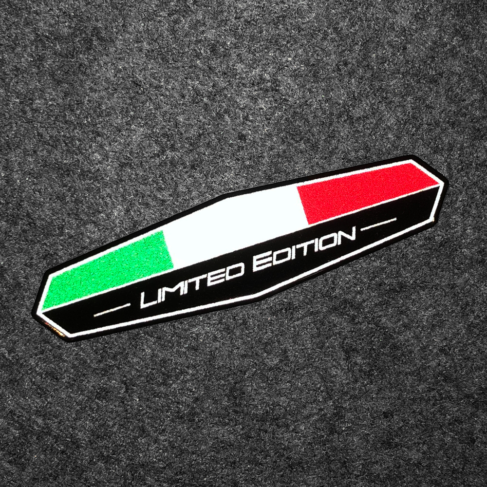 Italy Flag 3D Epoxy Sticker Mo - Motorcycle Gear Up recensione e prezzo